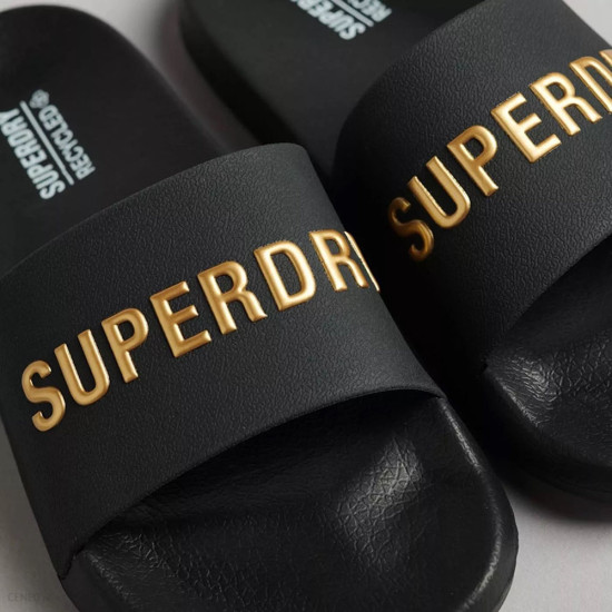 Superdry Code Logo Vegan Pool Slide